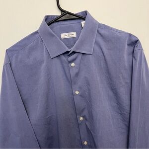 Saks Fifth Avenue Classic Blue Dress Shirt